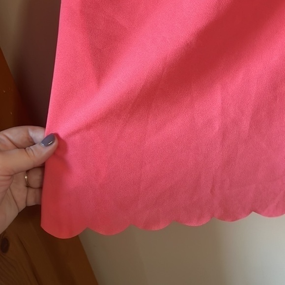 FINAL SALE Anthropologie | Eloise Coral “Lila” Scalloped Cami Top Size XS - Picture 6 of 8